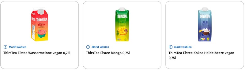 Influencer-Eistees der Marke „ThirsTea" werden zurückgerufen.