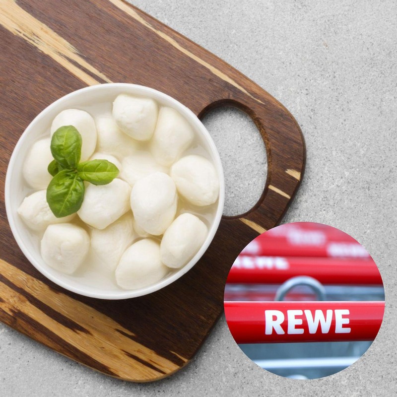 Rewe ruft seinen Mozzarella zurück.