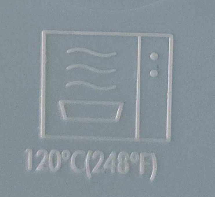 Das Piktogramm verrät, ob ein Gegenstand mikrowellengeeignet ist.