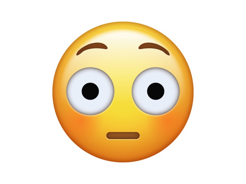 Wenn dir die Schamesröte ins Gesicht schießt, weil du aus Versehen eine peinliche Nachricht verschickt hast, ist der Emoji mit den aufgerissenen Augen genau das richtige, um deine Gefühle auszudrücken.