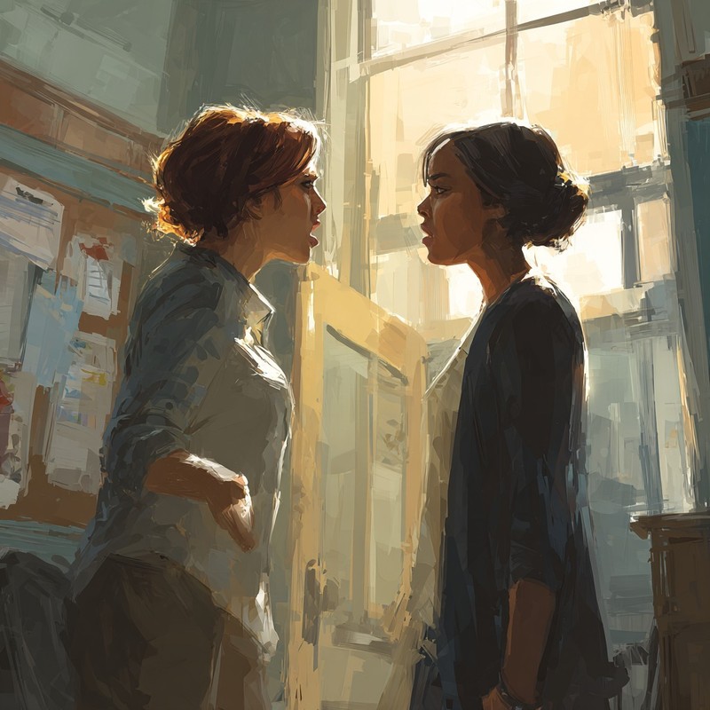 Da hat sie wahrscheinlich einen Nerv bei der Mutter getroffen.