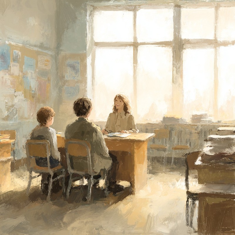 Da steht wohl jemand auf Lehrerinnen ...