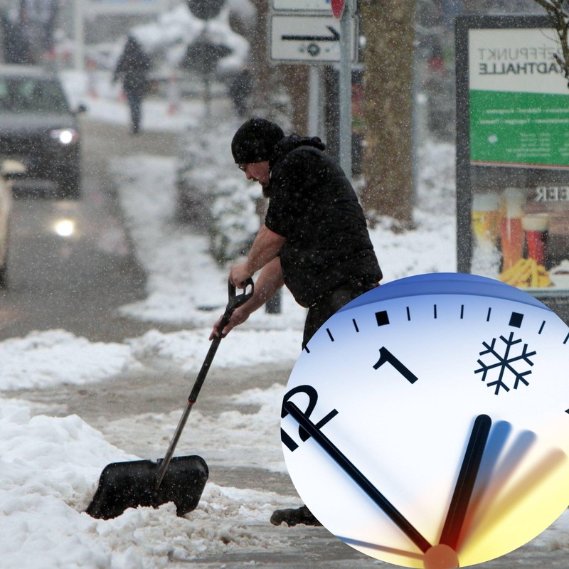 Als Hauseigentümer*in musst du bei Schnee und Glätte rechtzeitig Schnee schippen.