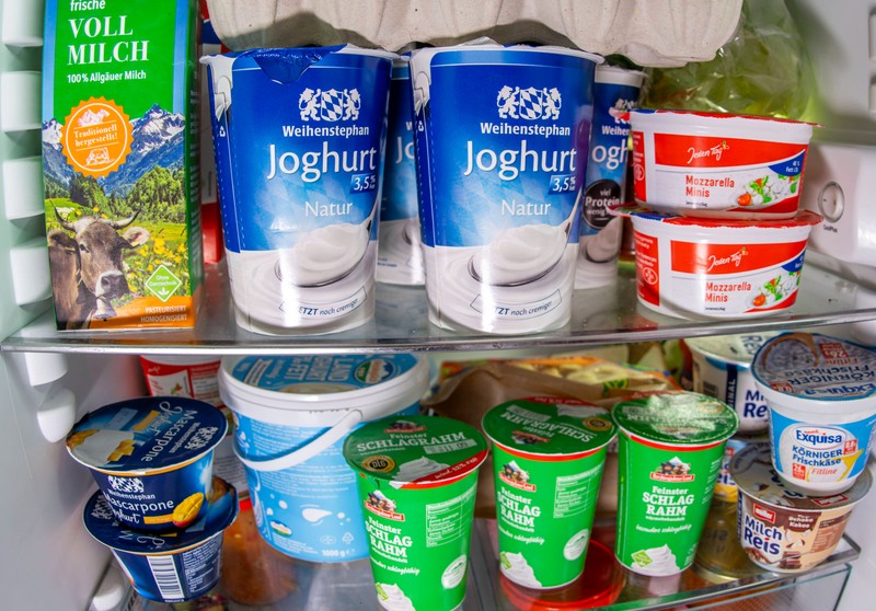 Joghurt schimmelt leider häufig auch im Kühlschrank.