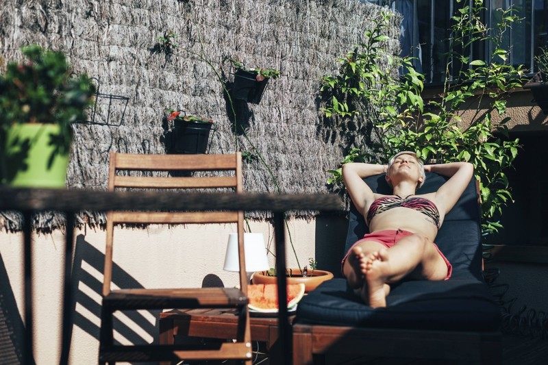 Im Garten und auf dem Balkon lässt es sich besonders gut sonnen.