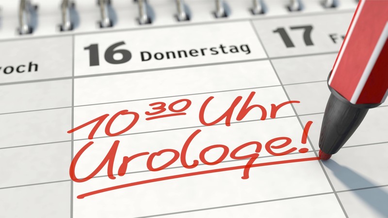 Die Vorsorgeuntersuchung beim Urologen beinhaltet auch eine Prostata-Untersuchung.
