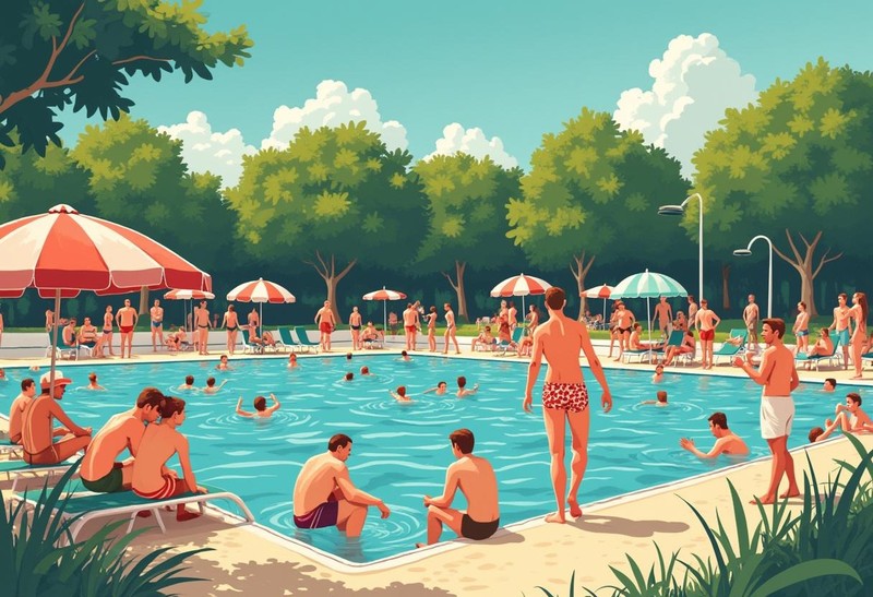 Im Freibad gelten Regeln für Badegäste.