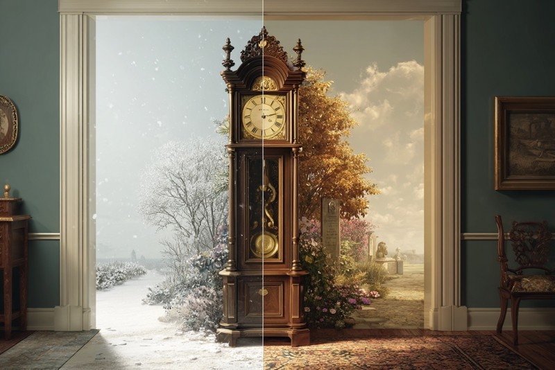 Die Zeitumstellung findet immer im März und Oktober statt.