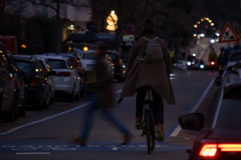 Licht am Fahrrad ist im Winter Pflicht!