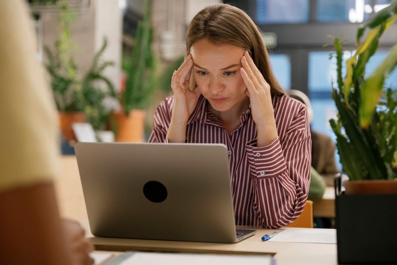 Stress kann oft der Grund für körperliche Veränderungen sein.