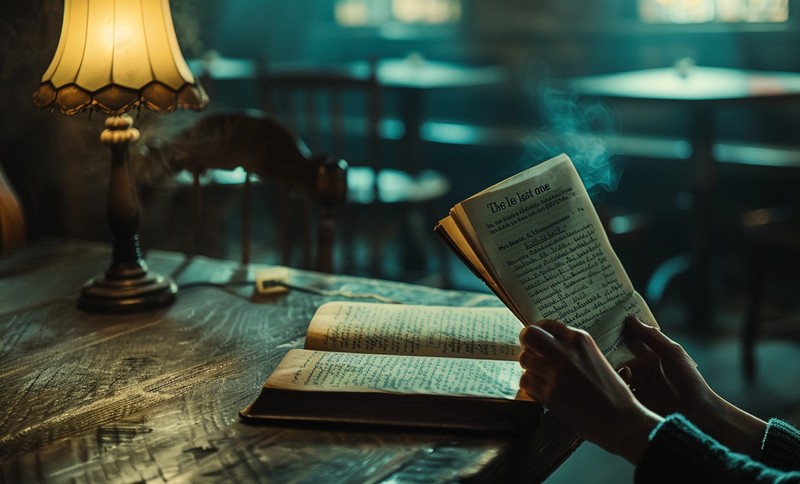 Beim Lesen der letzten Zeilen begreift der Reporter mit eisiger Gewissheit, dass seine eigene Geschichte gerade erst auf diesen Seiten begonnen hat.