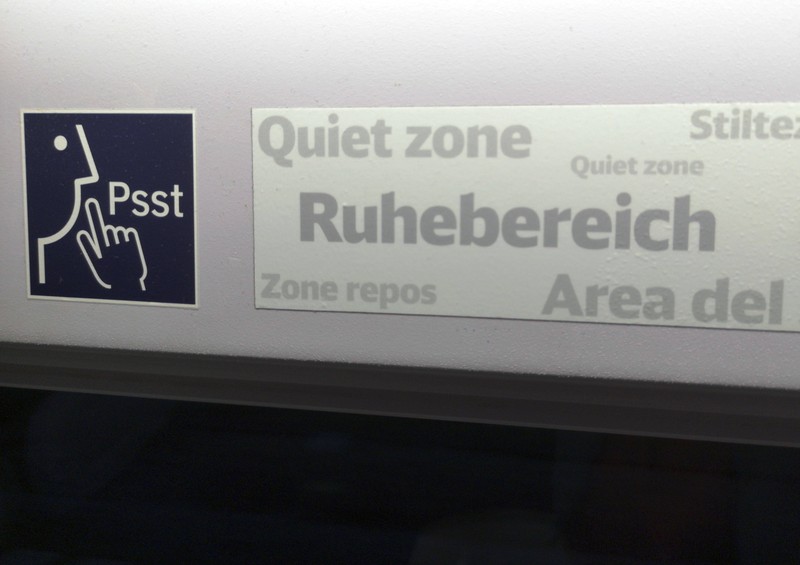Wenn du auf Internet angewiesen bist, solltest du nicht in der Ruhezone buchen.